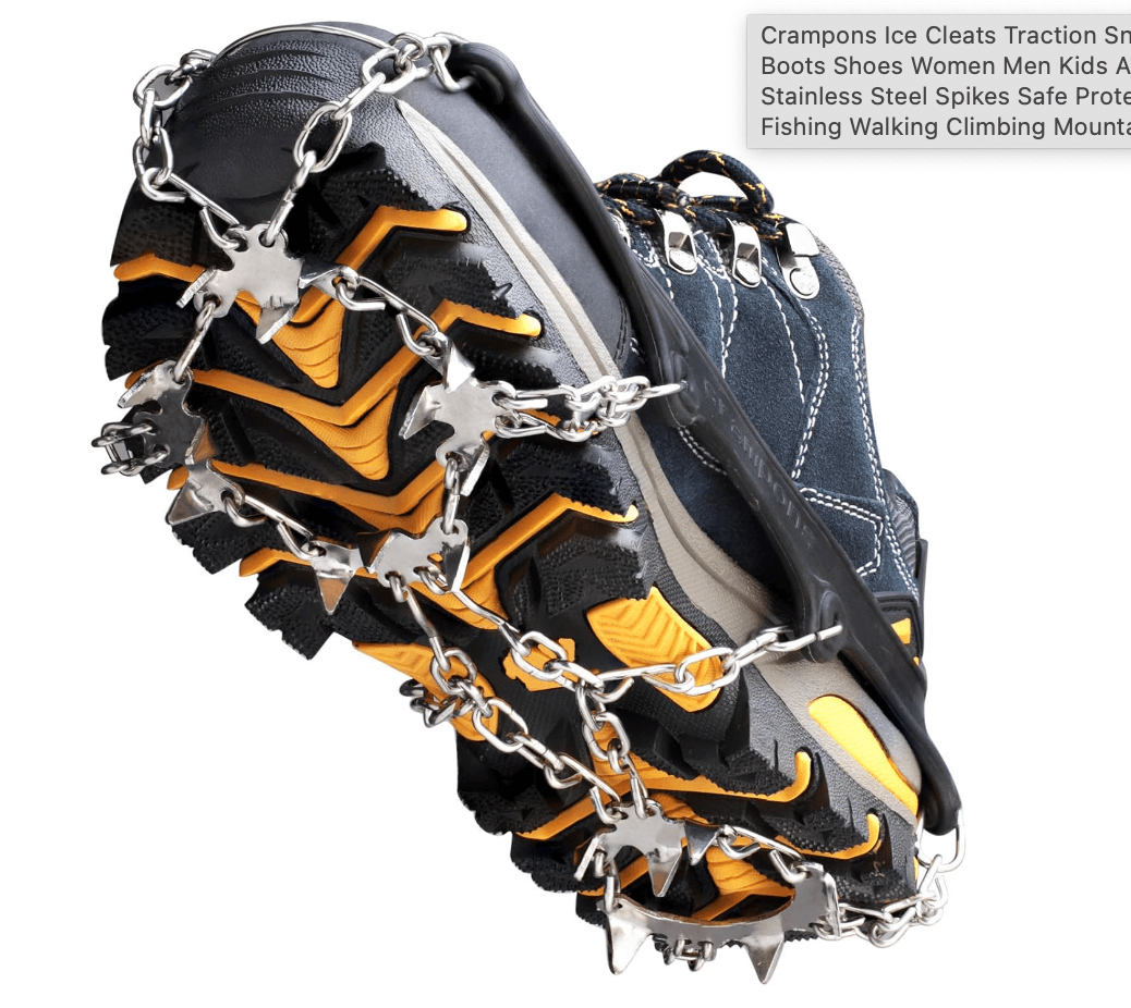 women's essentials for hiking in the snow