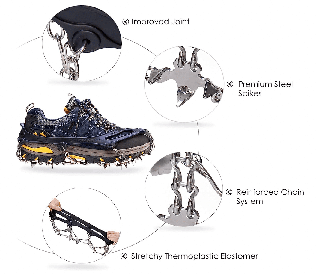 women's essentials for hiking in the snow