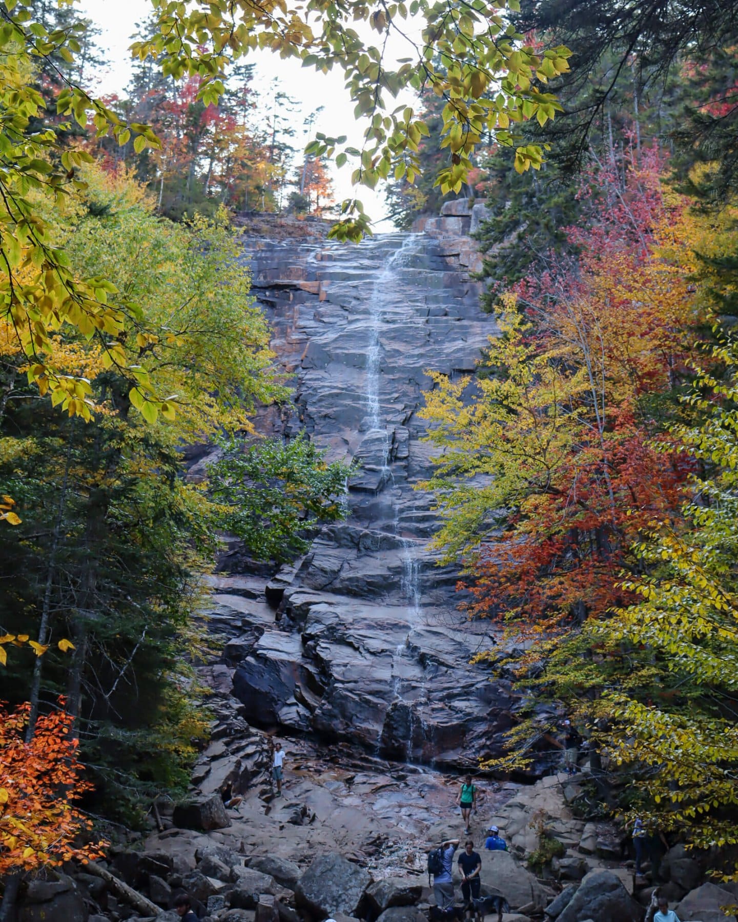 tallest waterfall New Hampshire