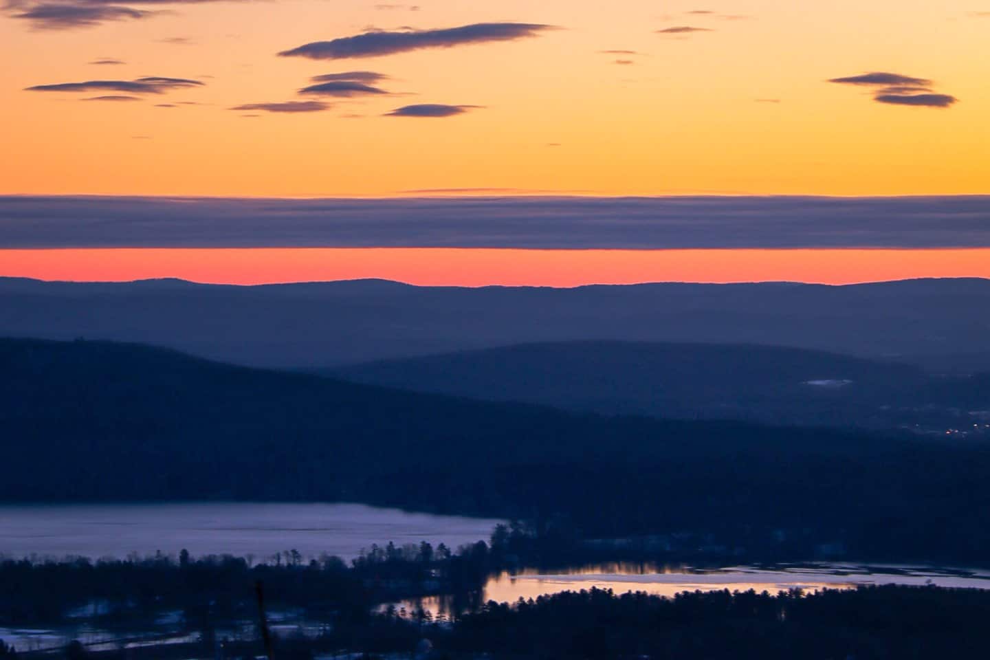 mountain sunrise