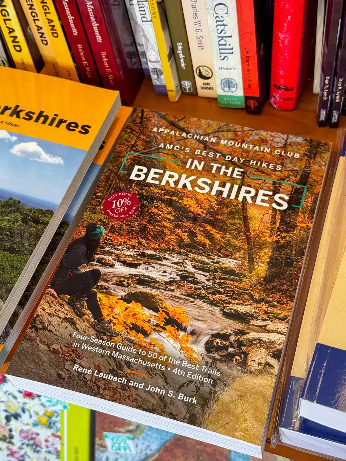 photo of a book about hiking in the Berkshires.
