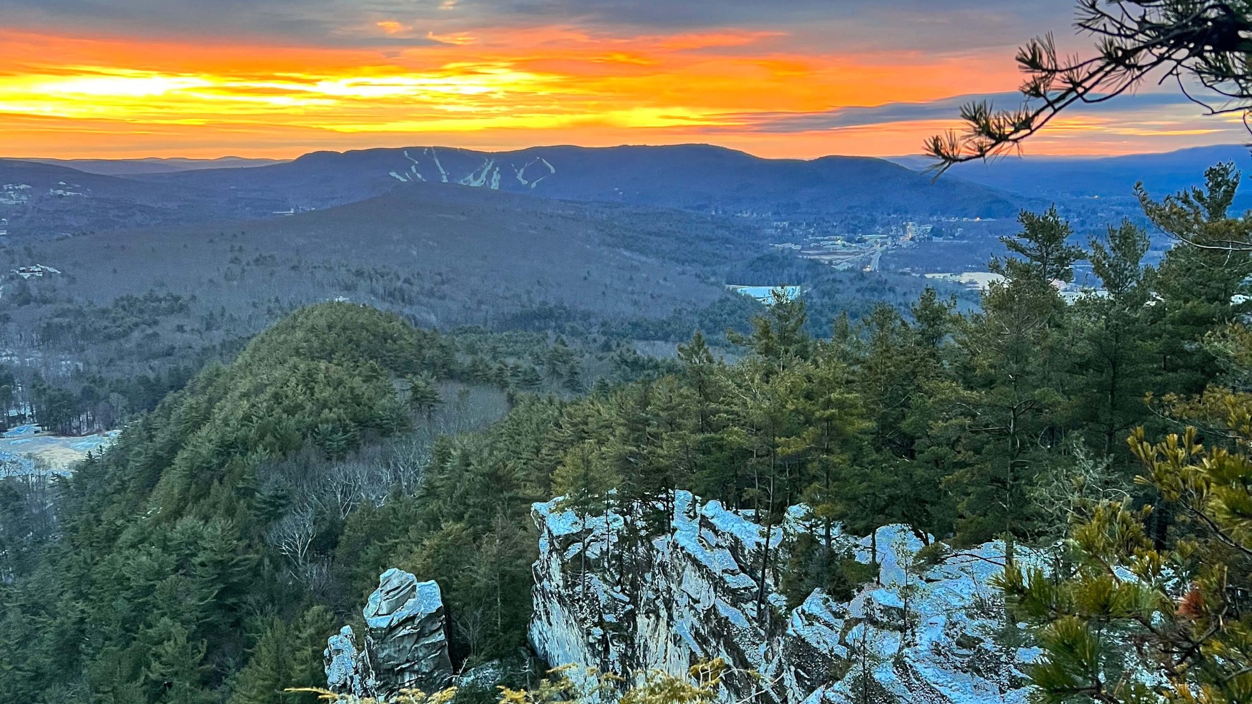 sunrise hike in the berkshires in great barrington