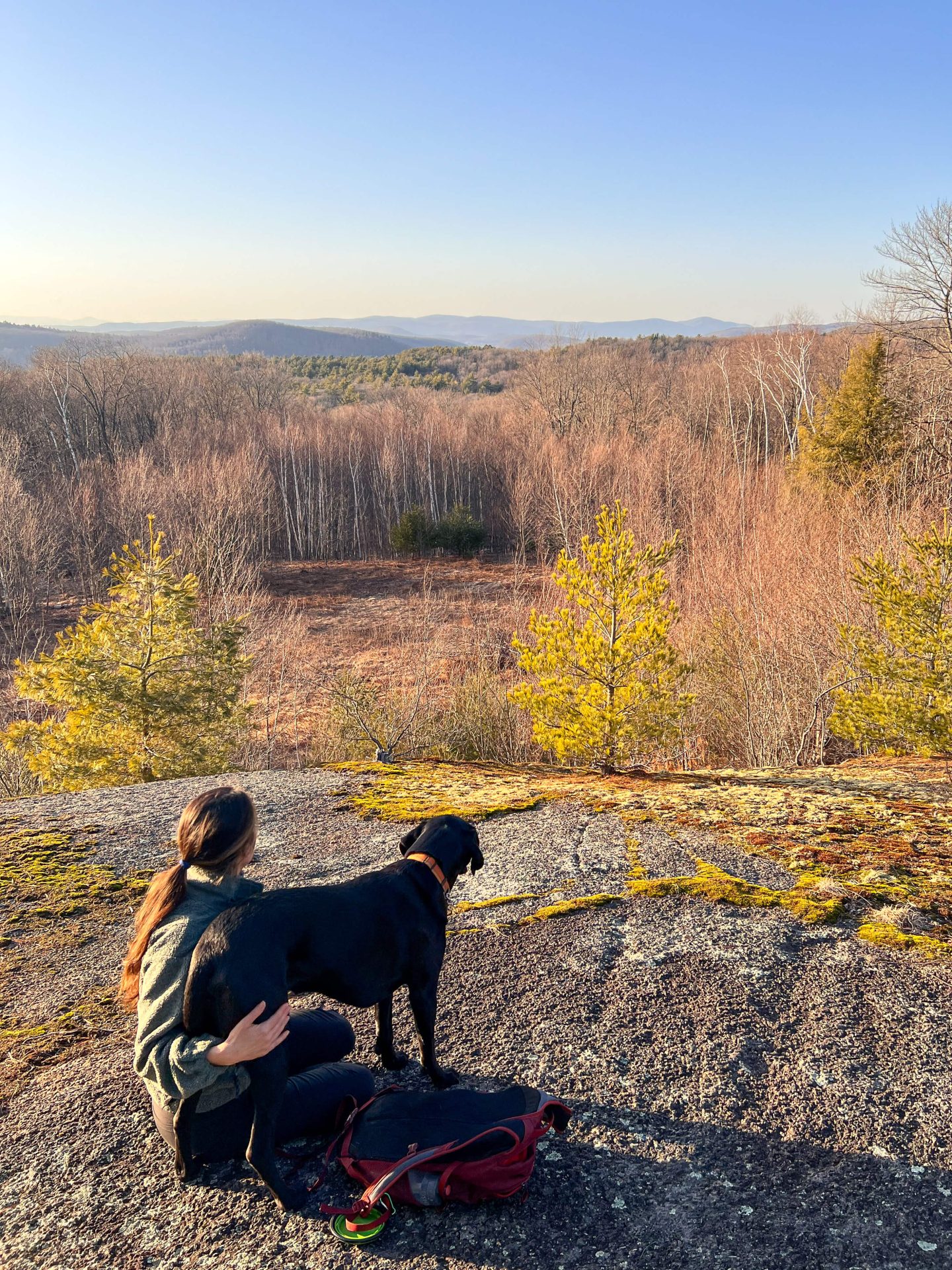 goshen land trust connecticut at sunset