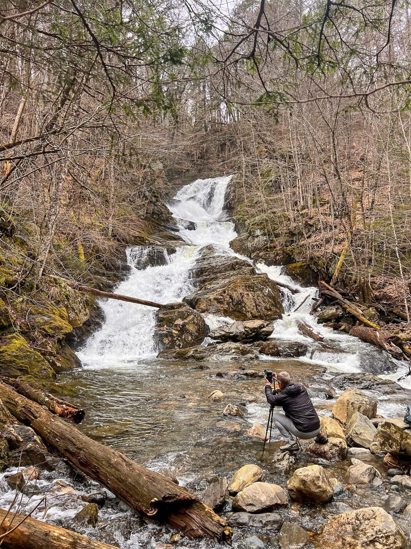 sanderson brook falls waterfall hike