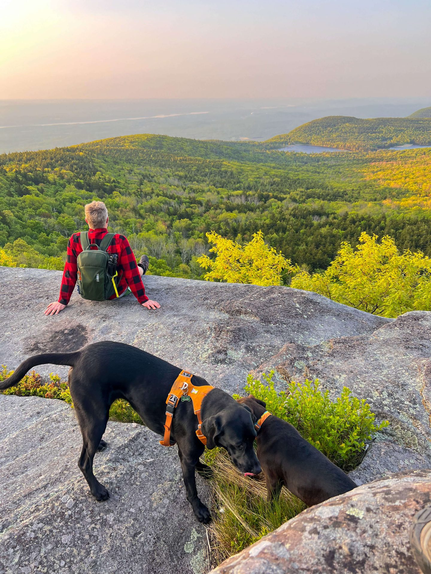 sunrise hike at north south lake in new york