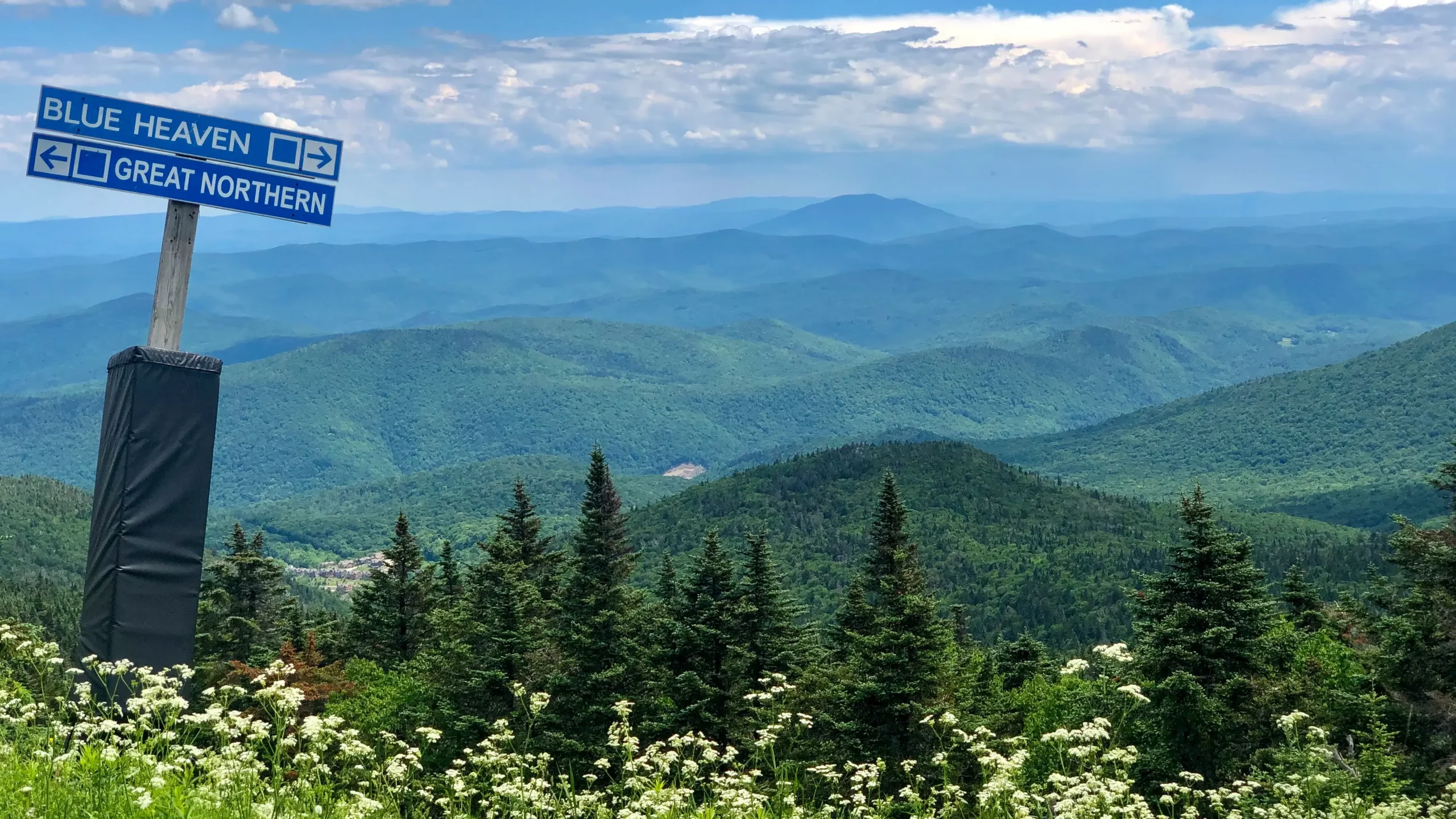 best views in vermont atop killington in summer