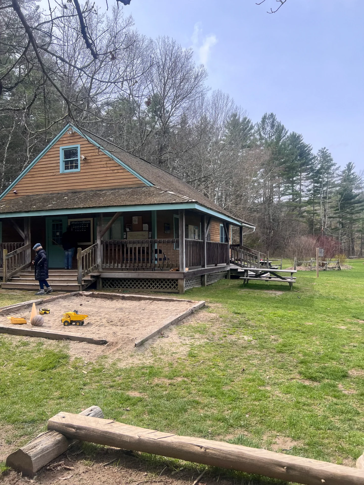 welcome center at bartholomews cobble in massachusetts