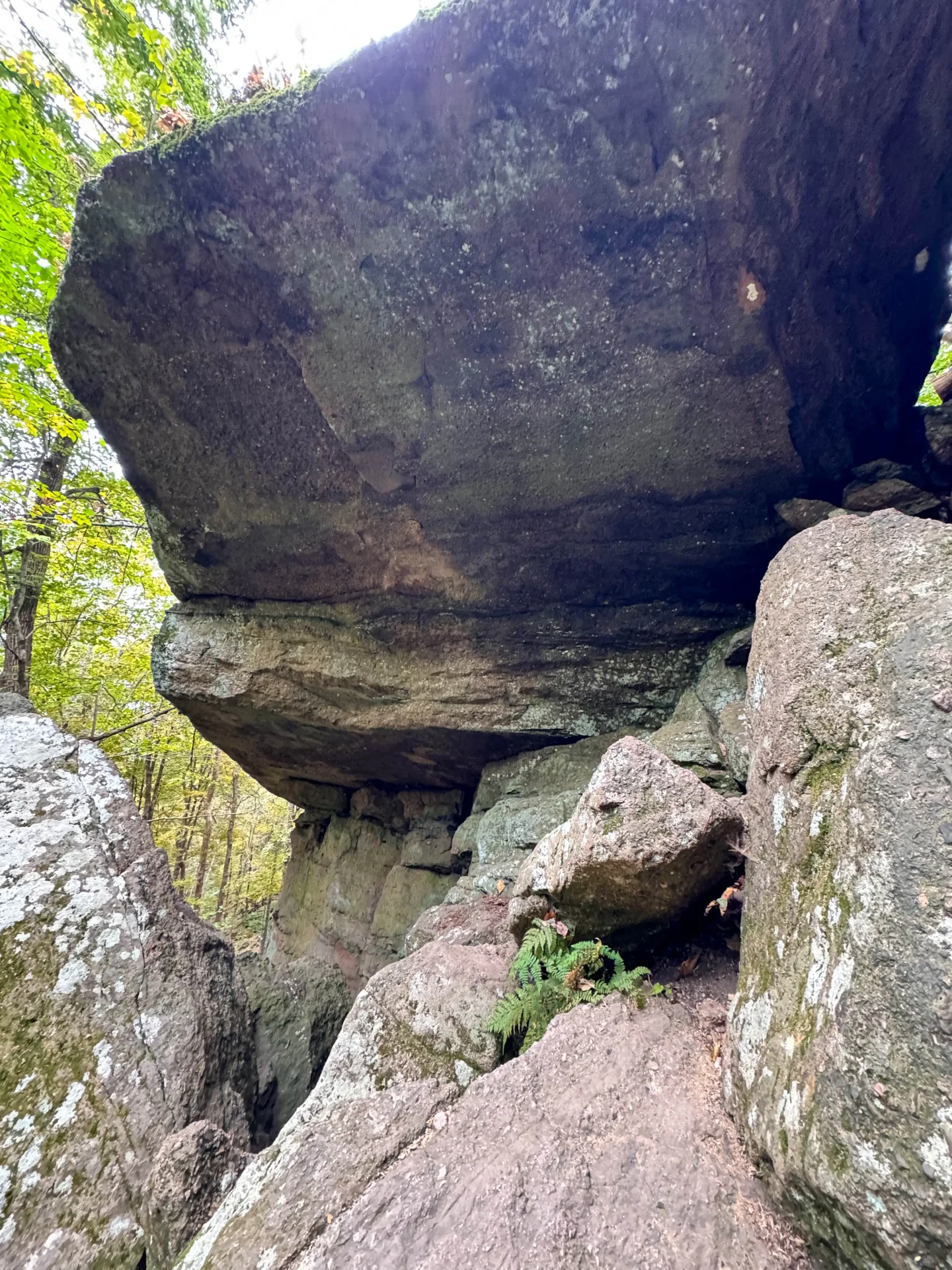 horse caves on the way to mount norwottuck