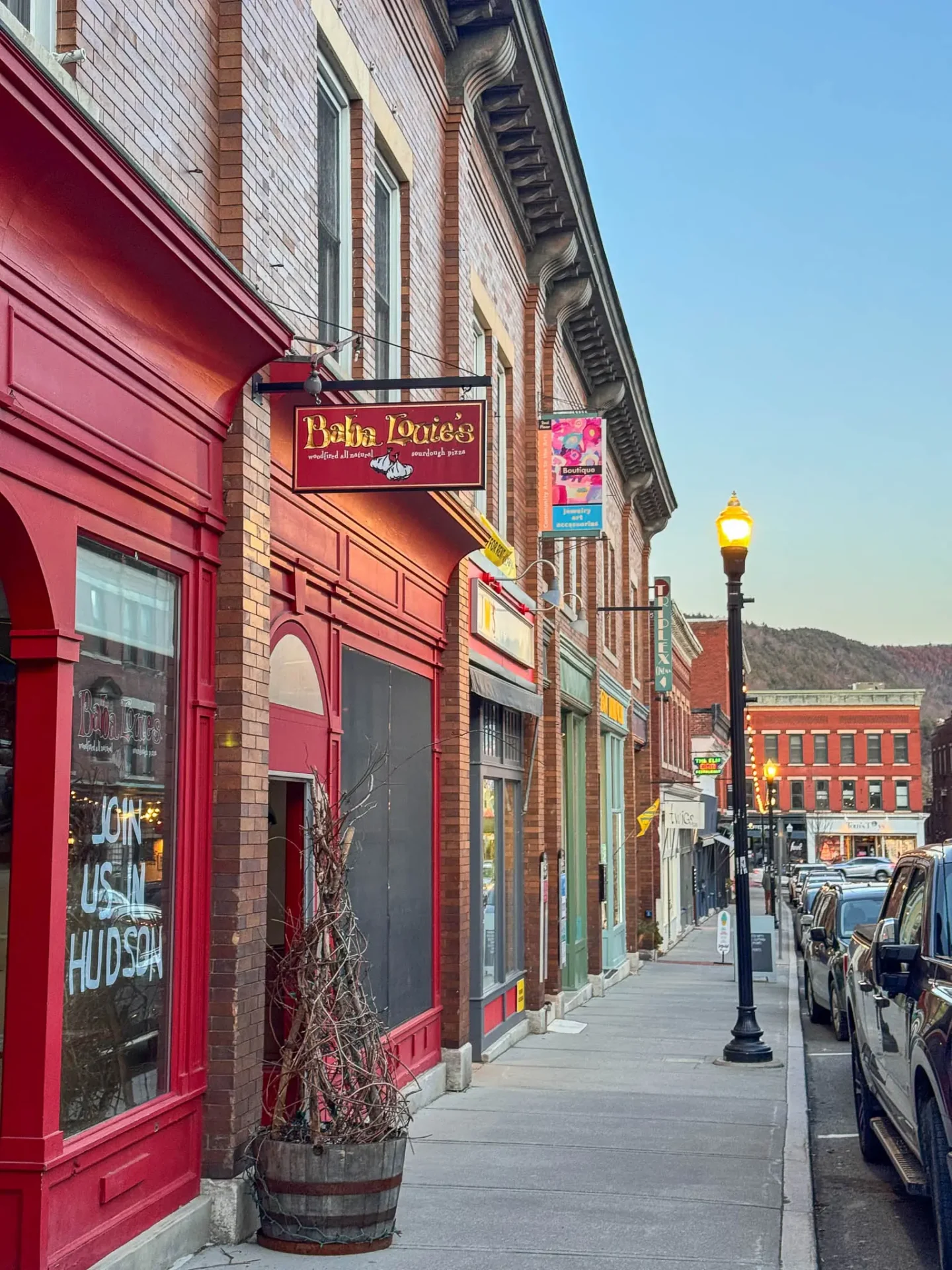 colorful buildings on railroad street in downtown great barrington