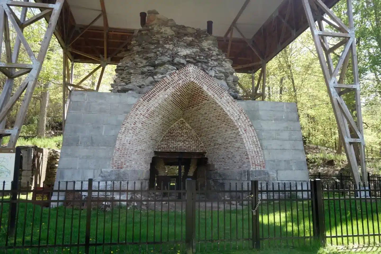 iron works in massachusetts next to bash bish falls.