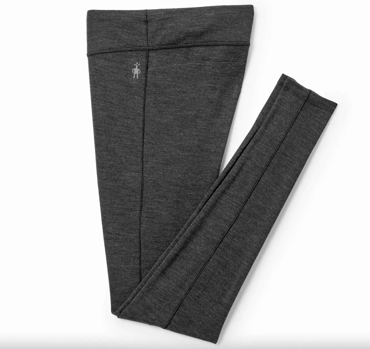 smartwool thermal leggings in gray.