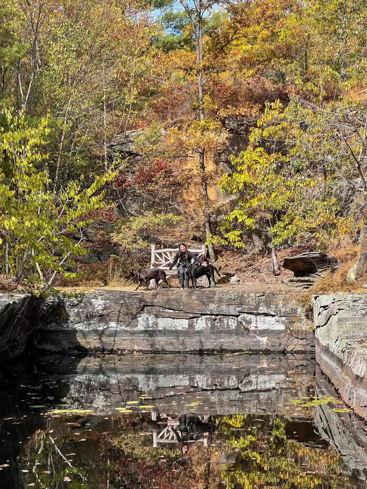 snake rocks preserve in woodstock new york.