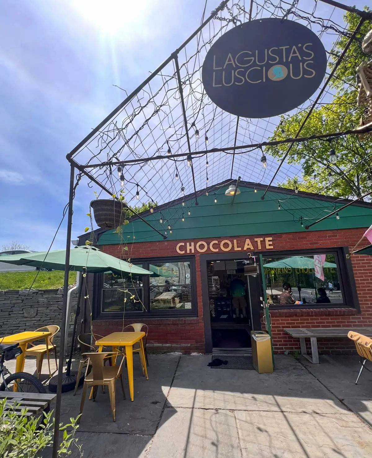chocolate shop in downtown new paltz.